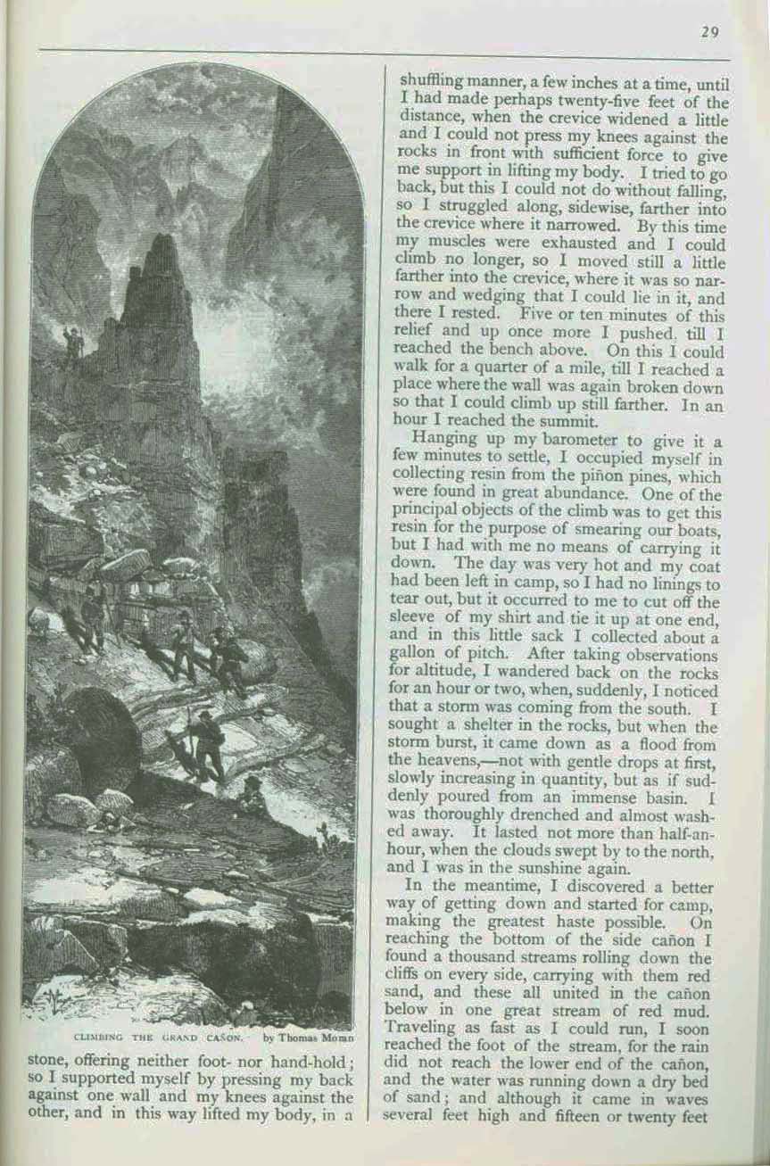 THE CA&Ntilde;ONS OF THE COLORADO-- the 1869 discovery voyage down the Colorado River. vist0059j